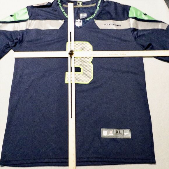 Stitched NFL Seattle Seahawks Russell Wilson Jersey Mens XL - Picture 4 of 6
